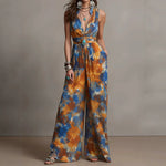 Womens New Fashion Waist-Cinching Jumpsuit