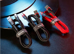 Android Micro Data Cable Charging Transmission 2 In 1 Woven Mobile Phone Charging Cable