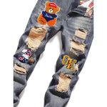 Shanxi Stretchy Slim Straight Pants