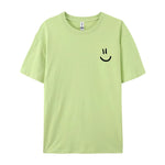 Mens Casual Loose-fit Short-sleeve Top