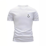Mens Hip-Hop Crew-Neck Short-Sleeve T-Shirt