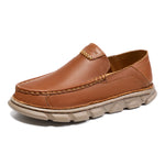 Leather Slip-on Casual Shoes With A Soft Sole