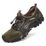 Korean-style Trendy Hiking Shoes With Breathable Mesh Uppers