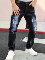 Shanxi Stretchy Slim Straight Pants