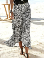 Mid-length Womens Skirt With An Elastic Waist
