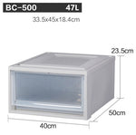 Drawer And Drawer Drawer Style Transparent Storage Box