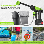 4000W Electric Pressure Washer Power Jet Washer 3626PSI Car Cleaner Gun With 2Battery