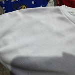 Mens Casual Loose-Fit Mesh Short-Sleeve T-Shirt