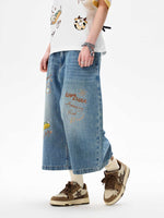 Wide-leg Capri Jeans Summer American Style