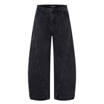 American-style Streetwear Hip-hop Distressed Wide-leg Jeans