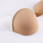 Breathable Solid-color Bra Invisible Strapless Bra