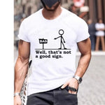 Mens Printed Casual Comfort Short-Sleeve Top