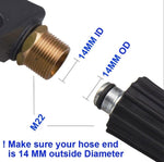 Short Wand High Pressure Car Wash Gun Heavy-Duty Brass Connector Power Washer