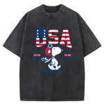 Pattern-printed Cotton T-shirts For Men And Women