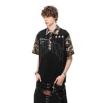 Trendy Camouflage Patchwork Short-Sleeve T-Shirt For Men