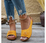 SpringSummer New Arrival A Single-flower Open-toe Sandal