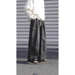 Hong Kong Style Retro Overalls Jeans Man