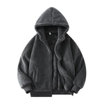 Women's Casual Fleece Cardigan Zip-Up Jacket