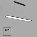 Modern Simple Creative Strip Bar Led Office Lighting Restaurant Chandelier
