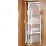 Hanging Storage Artifact In Double-sided Three-dimensional Dormitory Wardrobe