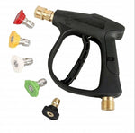 Short Wand High Pressure Car Wash Gun Heavy-Duty Brass Connector Power Washer
