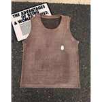 Dragon Scale Pattern Knitted Vest For Men