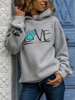 Ink-splatter Floral-print Hooded Sweatshirt Womens New Autumn Casual Cartoon Skull Hoodie