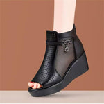 Summer New Breathable Mid Heel Sandals