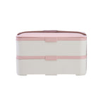 Eco-friendly bamboo 3-layer lunch box microwave safe bento
