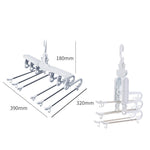 Folding Pant Rack Pant Clip Retractable Wardrobe Storage Rack Finishing