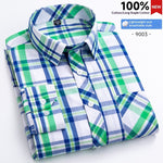 Mens Plaid Shirt Fashionable Casual Shirt
