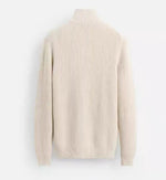 Mens Fashion Half-neck Cotton Knit Sweater