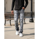 Shanxi Stretchy Slim Straight Pants