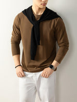 Langan Modal Cotton Long-Sleeve T-Shirt For Men