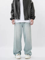 American Retro Denim Trousers For Men
