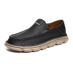 Leather Slip-on Casual Shoes With A Soft Sole