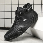 Mens Casual Shoes Winter Style With Fleece Lining And Extra Padding