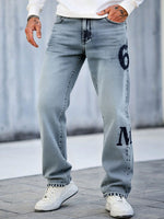 B2 - Non-elastic Small Straight-leg Pants