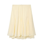 Womens Summer Soft And Sweet Double-Layer Skirt