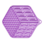 Pet feeding device dog lick pad