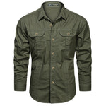 Unbranded Pure Cotton Workwear Long-sleeve Shirt