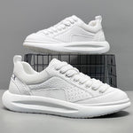 2026 New Summer Men's Mesh Breathable Skate Shoes, Thick Sole Trendy Casual Sports Mesh Sneakers For Young Men & Travel