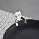 Coffee spoon, 304 creative stainless spoon, dessert spoon, cute cartoonhandle, hangingfeces coffee spoon