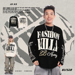 Gothic-style Streetwear Mens Long-sleeve Hooded Sweatshirt
