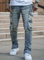 Shanxi Stretchy Slim Straight Pants