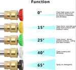 Short Wand High Pressure Car Wash Gun Heavy-Duty Brass Connector Power Washer