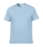 Unisex Casual Solid-color Cotton T-shirt