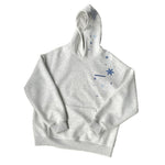 American-style Fleece-lined Thickened Embroidered Hoodie For Men