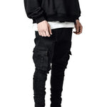 Shanxi Stretchy Slim Straight Pants