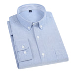 Mens Casual Long-sleeve All-cotton Shirt Jacket